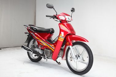 China Red Color Super Cub Bike Single Cylinder Anti - Skid Tire Low Energy Consumption supplier